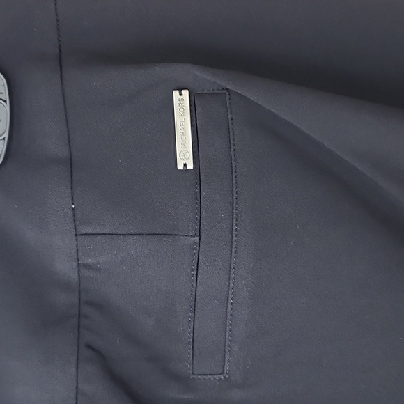 NWT MICHAEL MICHAEL KORS Front Bottom Slip Flare Dress Pants Black  Size 4 - Picture 4 of 9